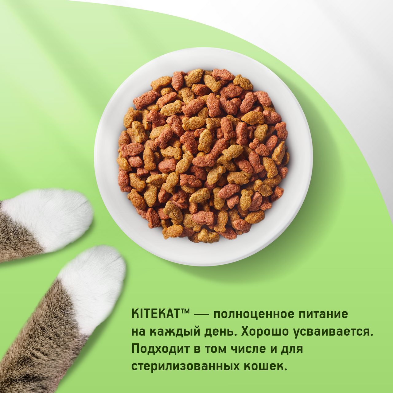 

Корм сухой для кошек Kitekat Улов рыбака 1.3 кг