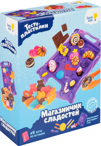 

Набор для детской лепки Genio Kids Магазинчик сладостей