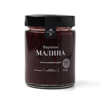 

Варенье BRIUT Малина на сиропе из топинамбура