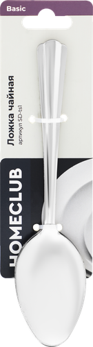 

Ложка чайная Homeclub Базовый (Basic) нержавеющая сталь 3 шт.