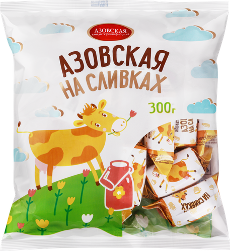 

Конфеты Азовская кондитерская фабрика Азовская на сливках 300 г