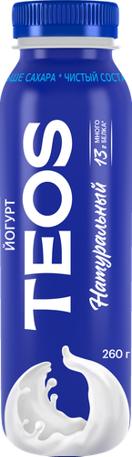 

Йогурт питьевой Tеоs натуральный 2% 260 г