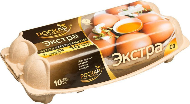 

Яйцо куриное Роскар Мега Экстра СВ коричневое 10 шт. 750 г дизайн упаковки в ассортименте