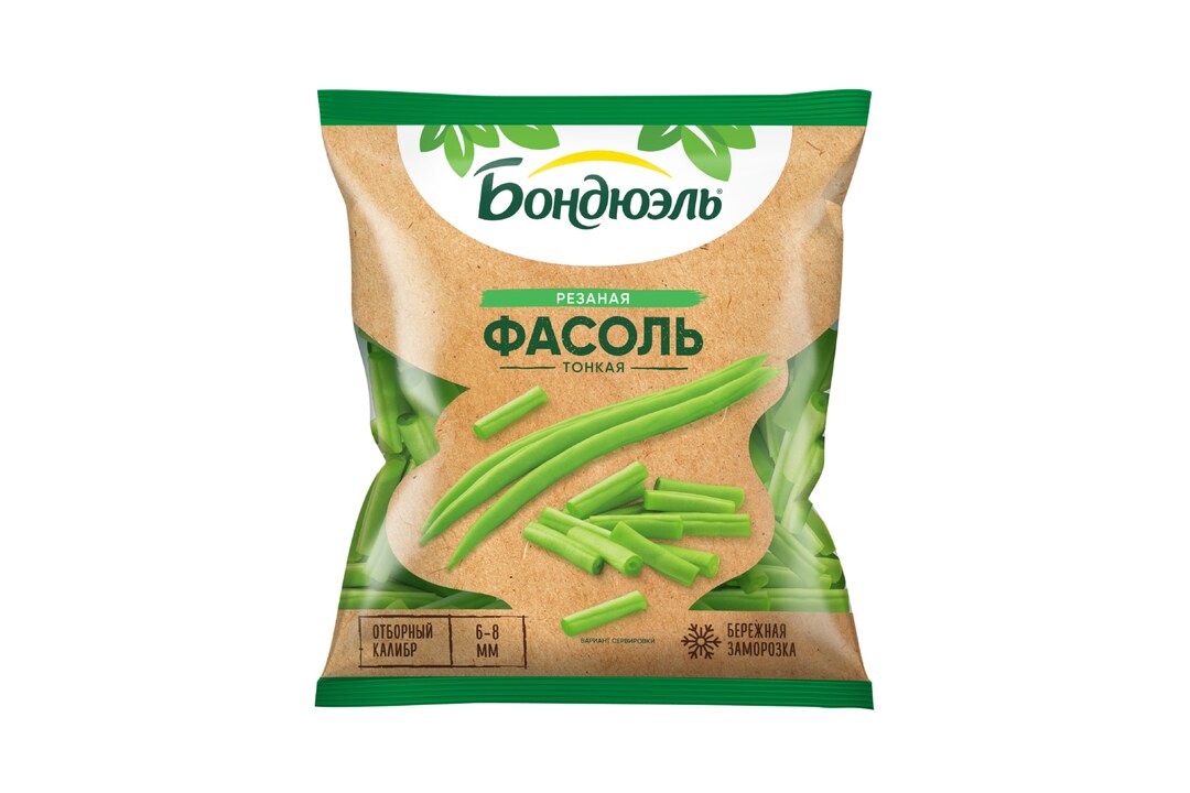 

Фасоль замороженная Бондюэль фермерская тонкая резаная 400 г