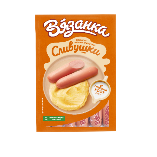 

Сосиски Вязанка Сливушки вес