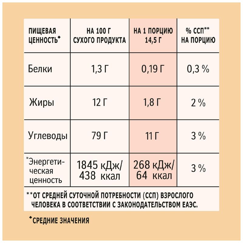 

Кофейный напиток Nescafe Мягкий 3в1 порционный 14.5 г