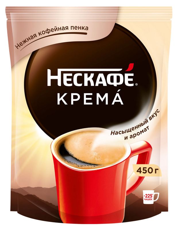 

Кофе растворимый Nescafe Classic Crema натуральный сублимированный 450 г