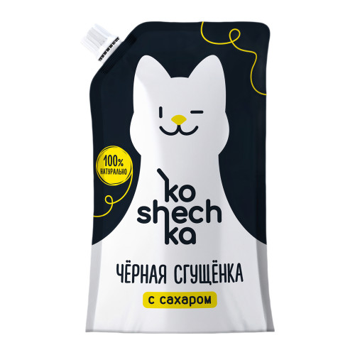 

Черная сгущенка Koshechka 6% БЗМЖ 270 г