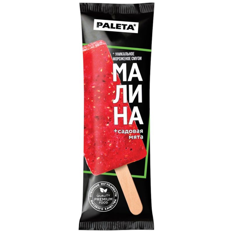 

Мороженое смузи Paleta Малина и мята 70 г