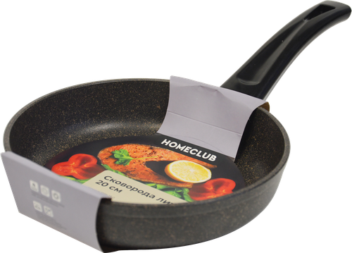 

Сковорода Homeclub Origin 20 см литая ручка бакелит без индукции Арт. 1220-23-Л