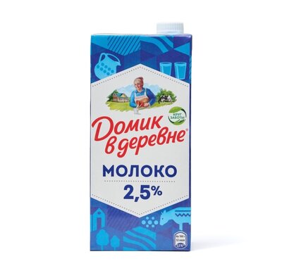 Молоко Домик в деревне ультрапастеризованное 2.5% 950 г