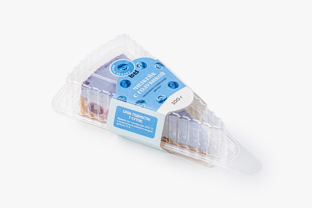 

Чизкейк с голубикой 100 г