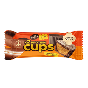 

Капсы протеиновые Fit Kit с арахисовой пастой глазированные без сахара 70 г