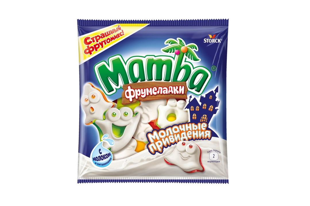 

Мармелад жевательный Mamba Молочные привидения 90 г