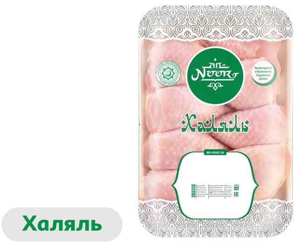 

Голень цыплёнка An-Noor Халяль охлаждённая вес
