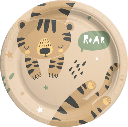 

Тарелки одноразовые Cool 18 см бумажные 6 шт дизайн в ассортименте