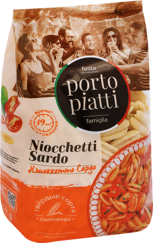 

Макароны Porto Piatti Ньиоккетто Сардо 400 г