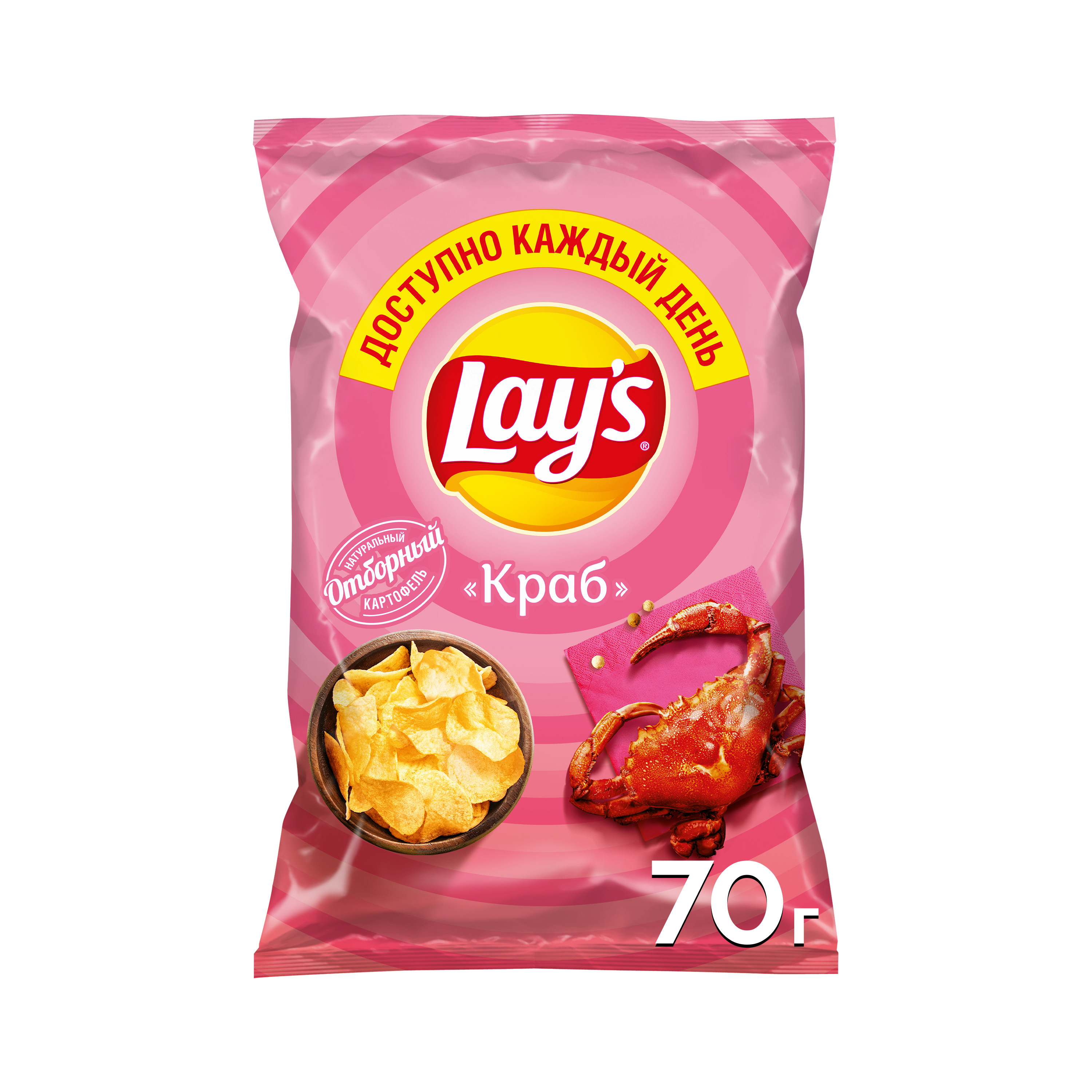 

Чипсы Lay's Краб 70 г