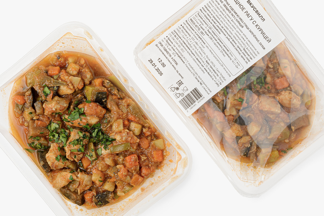 

Овощное рагу ВкусВилл с курицей 280 г