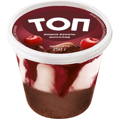 Десерт замор."ТОП" (вишн,ван,шок,ст)250г