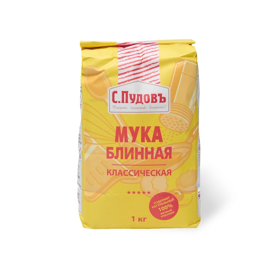 

Мука С.Пудовъ блинная 1000 г