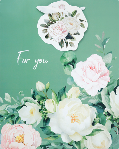 

Пакет подарочный City Home Trade Peony премиум 31.5 х 25.5 х 11 см 1 шт.