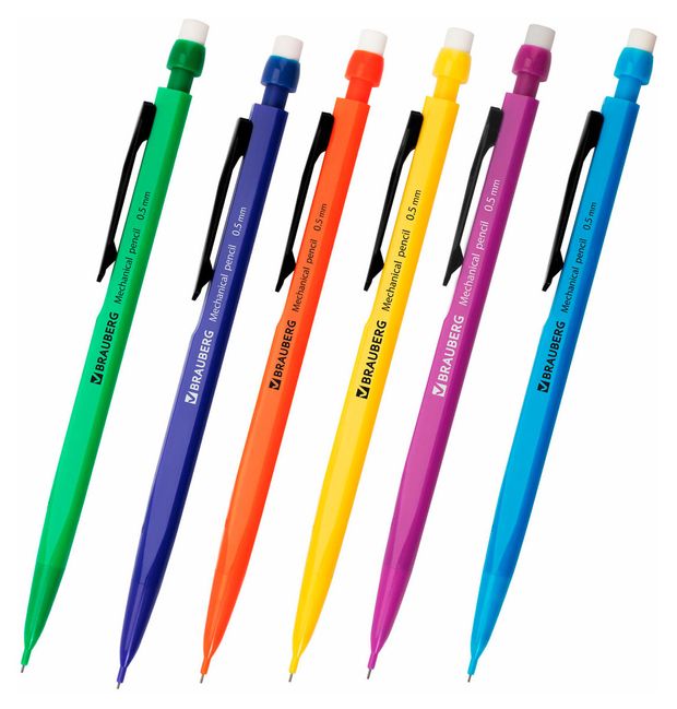 

Карандаш Brauberg Classic механический 0.5 мм 1 шт цвет в ассортименте