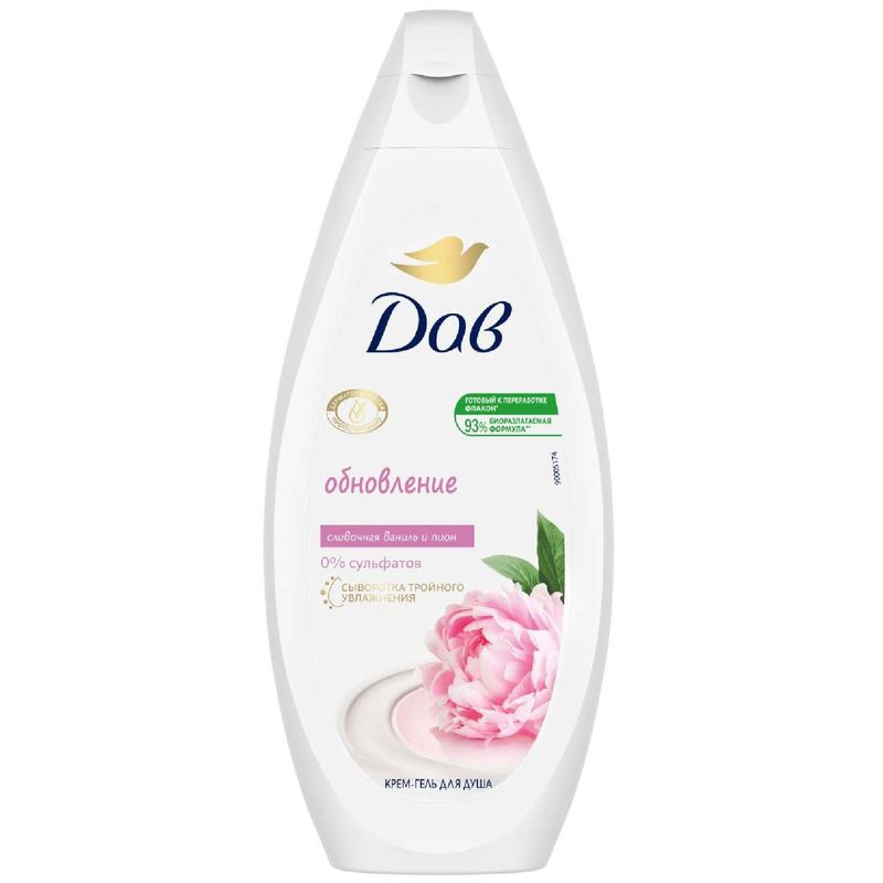 

Подарочный набор Дав Обновление: крем-гель для душа 250 мл, дезодорант-спрей 150 мл