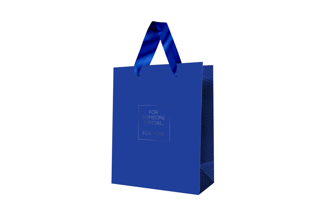 

Пакет подарочный Meshu Классика Синий глянцевая ламинация 18 х 23 х 10 см