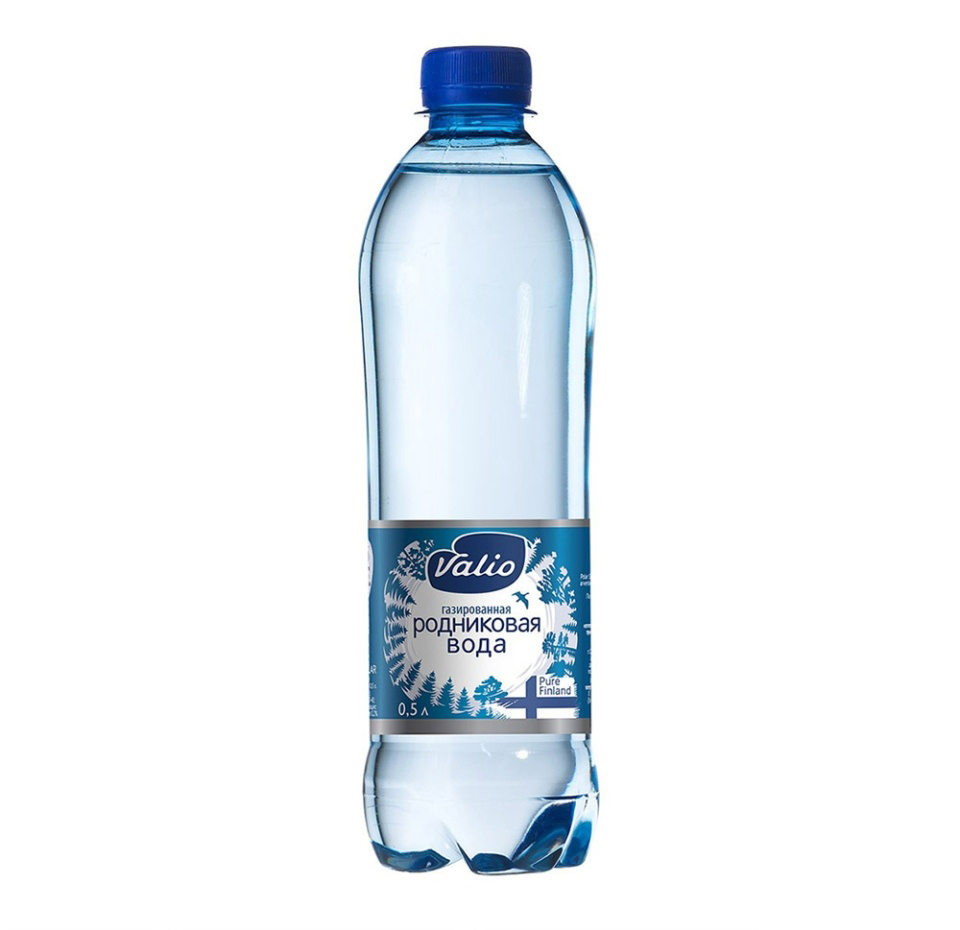 

Вода газированная Valio родниковая 0.5 л Финляндия