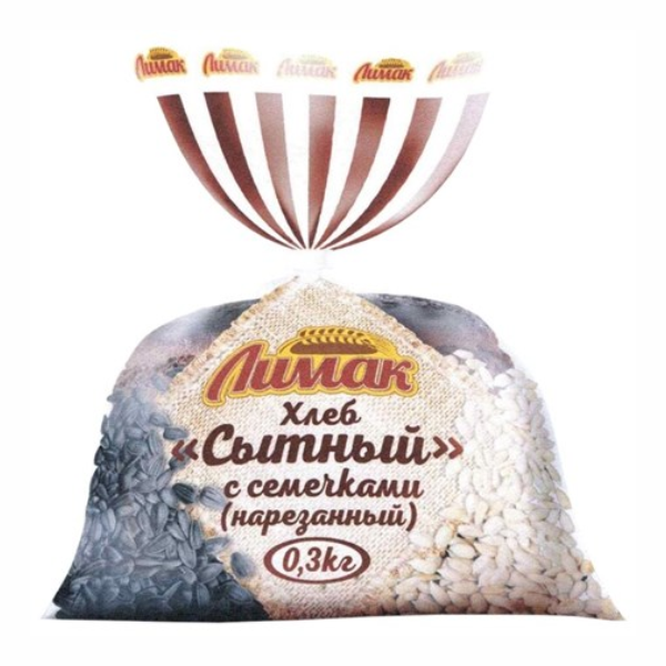 

Хлеб Лимак Сытный с семечками в нарезке 300 г