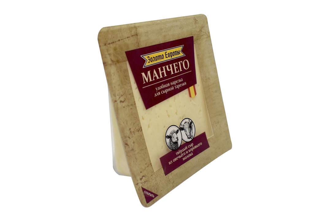 

Сыр Золото Европы Манчего нарезка 50% 175 г