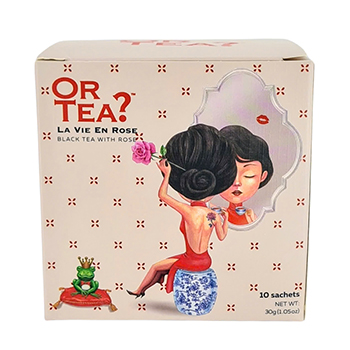 

Чай чёрный Or Tea La Vie en Rose c розой 10 пакетиков 30 г