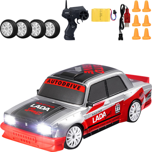 

Машина для дрифта Autodrive Vaz на радиоуправлении 1 шт. дизайн в ассортименте