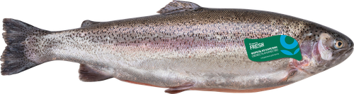 

Форель радужная ЛЕНТА FRESH потрошеная с головой 1–2кг, Карелия, весовая