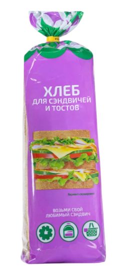 

Хлеб Покровский хлеб Фирменный тостовый на кефире нарезка 500 г