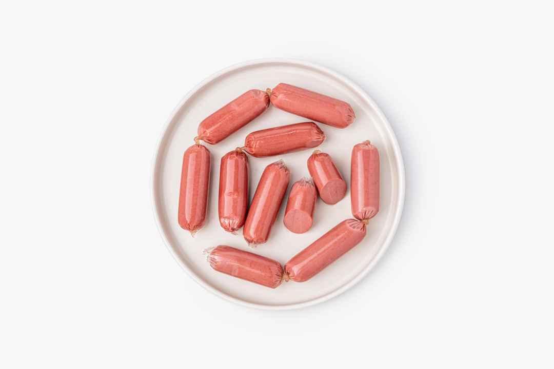 

Сосиски куриные цветные