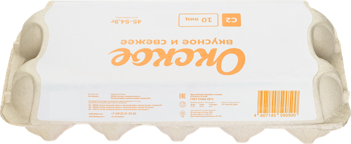 

Яйцо Окское куриное белое С2 10 шт.