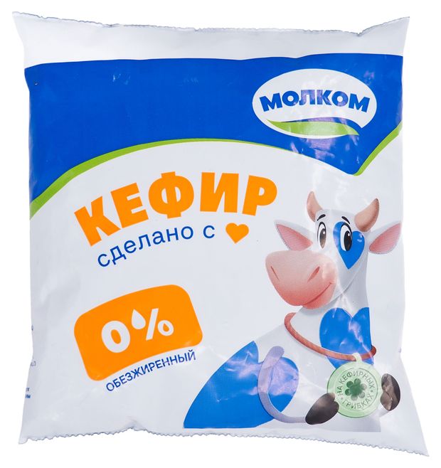 

Кефир МолкоМ обезжиренный 0% 500 г