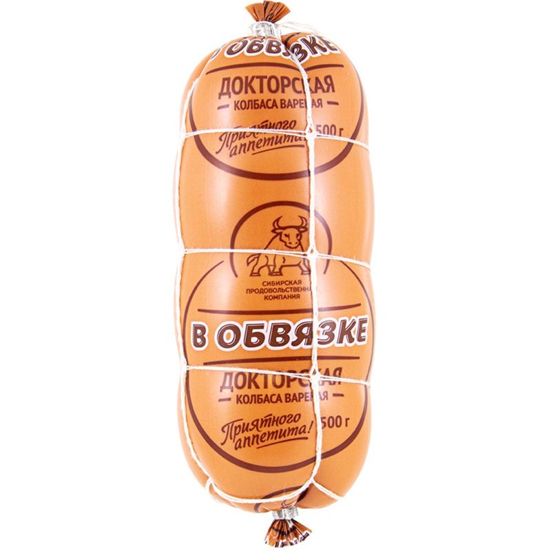 

Колбаса вареная Сибирская продовольственная компания Докторская в обвязке 500 г