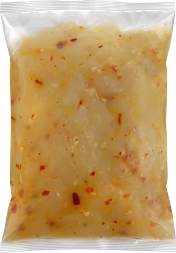 

Салат с широкой фунчозой вес