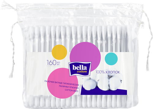 

Ватные палочки Bella Сotton 160 шт.