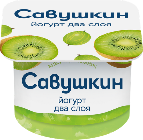 

Йогурт Савушкин Киви-крыжовник 2% 120 г