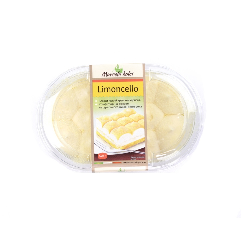 

Пирожное Marcelo Dolci Лимончелло 140 г