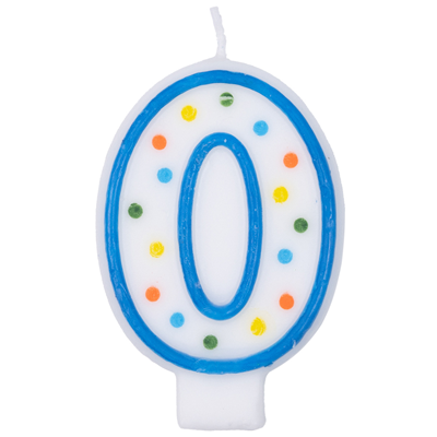

Свеча-цифра 0 Весёлая затея 7.6 см