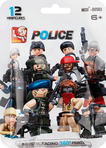 

Конструктор Sluban Полицейские и грабители 48 деталей арт. M38-B0583