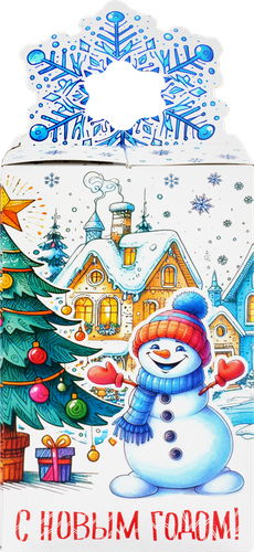 

Новогодний подарок Пензенская КФ N1 Снежинка Новогодний дворик 200 г