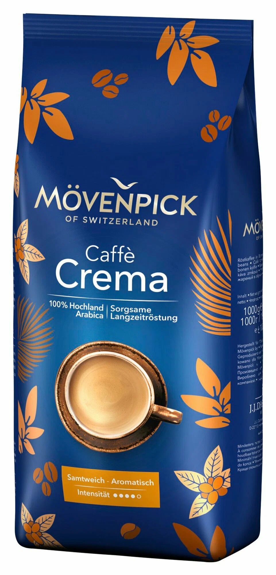 

Кофе в зернах Movenpick Caffe Crema 1 кг