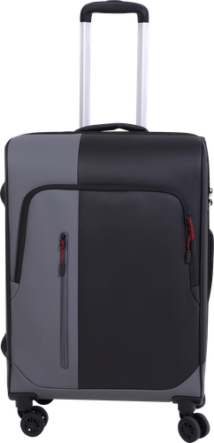 

Чемодан INWIN р. S 20", черный, серый, Арт. JX2601-S