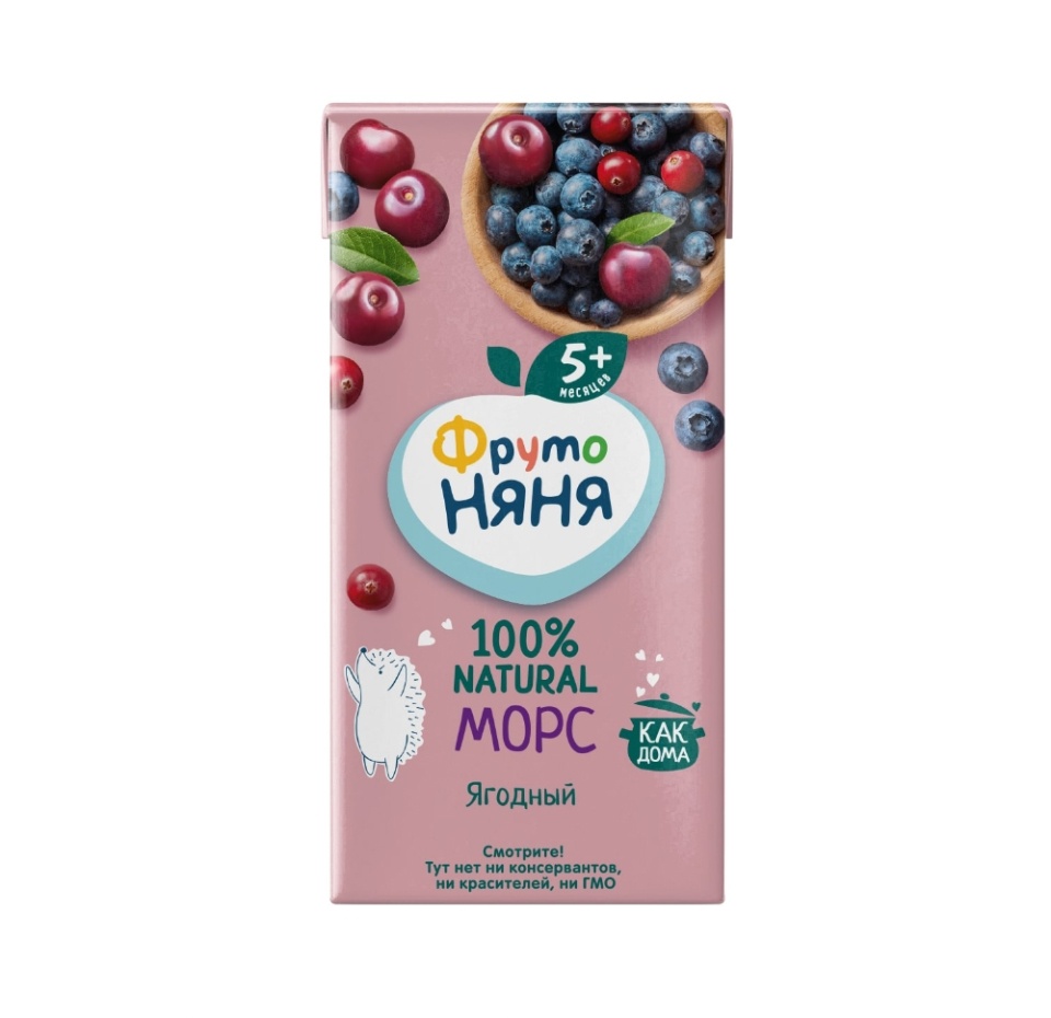 

Морс ФрутоНяня Ягодный 200 мл